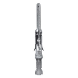 NIET-GEÏSOLEERDE, CILINDRISCHE, MANNELIJKE KABELSCHOEN  Ø 1,6 mm (0,2 → 0,56 mm²) VOOR SPECIALE CONNECTOR