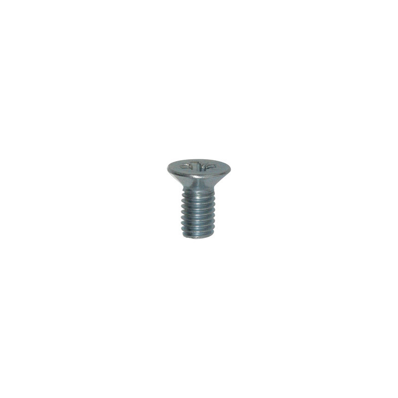SCHROEF MET VERZONKEN KOP CL4.8 WIT ZINK  M6-1.00 X 12 mm DIN 965 REMSCHIJF