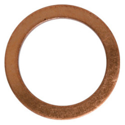 DICHTUNG FÜR ÖLABLASSSTOPFEN Ø 16,2 X 21,9 X 1,5 mm KUPFER FLACH