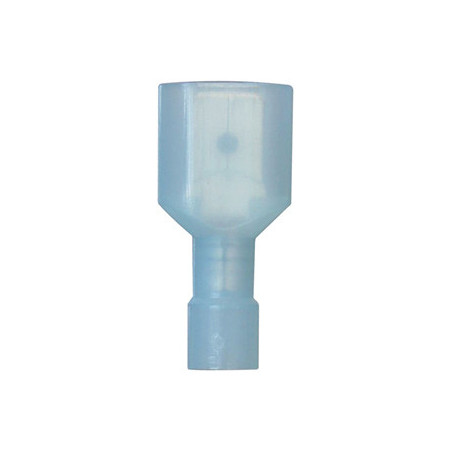 MANNELIJK VOLLEDIG GEÏSOLEERD VLAKSTEKERHULS KABELSCHOEN  6,35 x 0,8 mm (1 → 2,5 mm²)