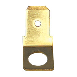 SCHRAUB-FLACHSTECKER 6,35 X 0,8 mm Ø 5,2 mm