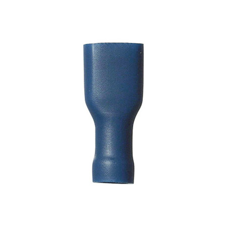 VERSTEVIGDE, GEÏSOLEERDE, VROUWELIJKE, PLATTE KABELSCHOEN  6,35 x 0,8 mm (1 → 2,5 mm²)
