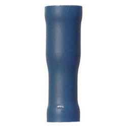 REINFORCED FEMALE INSULATED CYLINDRICAL TERMINAL Ø 4 mm (1 → 2,5 mm²)