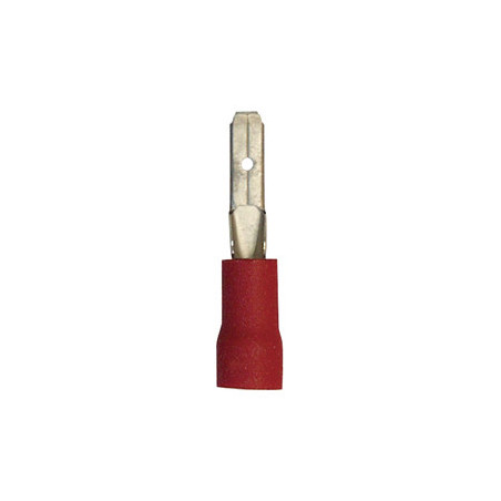 FLACHSTECKER VORISOLIERT, VERSTÄRKT  2,8 X 0,5 mm (0,3 → 1,5 MM²)