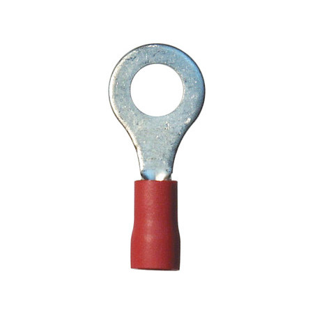 DOPPELCRIMP ISOLIERT  RINGKABELSCHUH Ø 6 mm (0,3 → 1,5 mm²)
