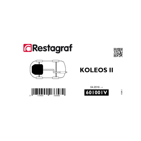 Kit de Fixations pour carénage sous moteur  KOLEOS II 04.2016 → 12.2023