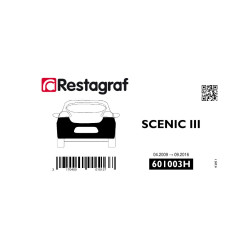 Befestigungssatz für die hintere stoßstange SCENIC III Alle versionen 06.2009 → 09.2016