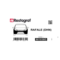 Fasteners kit for front bumper RAFALE 05.2024 →