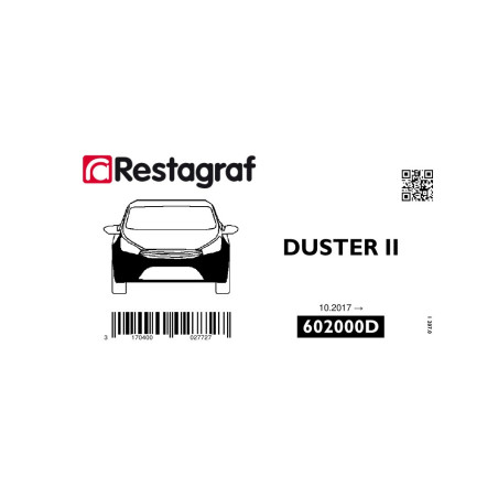 Fasteners kit for front bumper DUSTER II All versions 10.2017 →