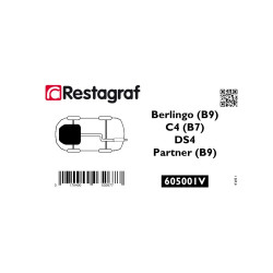 Fasteners kit for engine undercover mudguard BERLINGO (B9) / C4 (B7) / DS4 / PARTNER (B9)