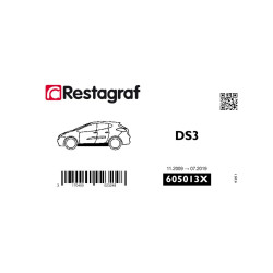 Fasteners kit for underbody mouldings DS3 11.2009 → 07.2019