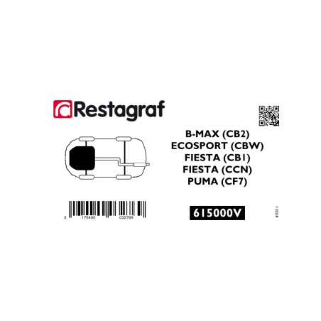 Befestigungsset für motorabdeckung (unten) B-MAX (CBs) / ECOSPORT (CBW) / FIESTA (CB) / FIESTA (CCN)