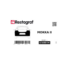 Befestigungssatz für die hintere stoßstange MOKKA II (P2QO) 02.2021 →
