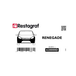 Fasteners kit for front bumper RENEGADE 02.2015 →