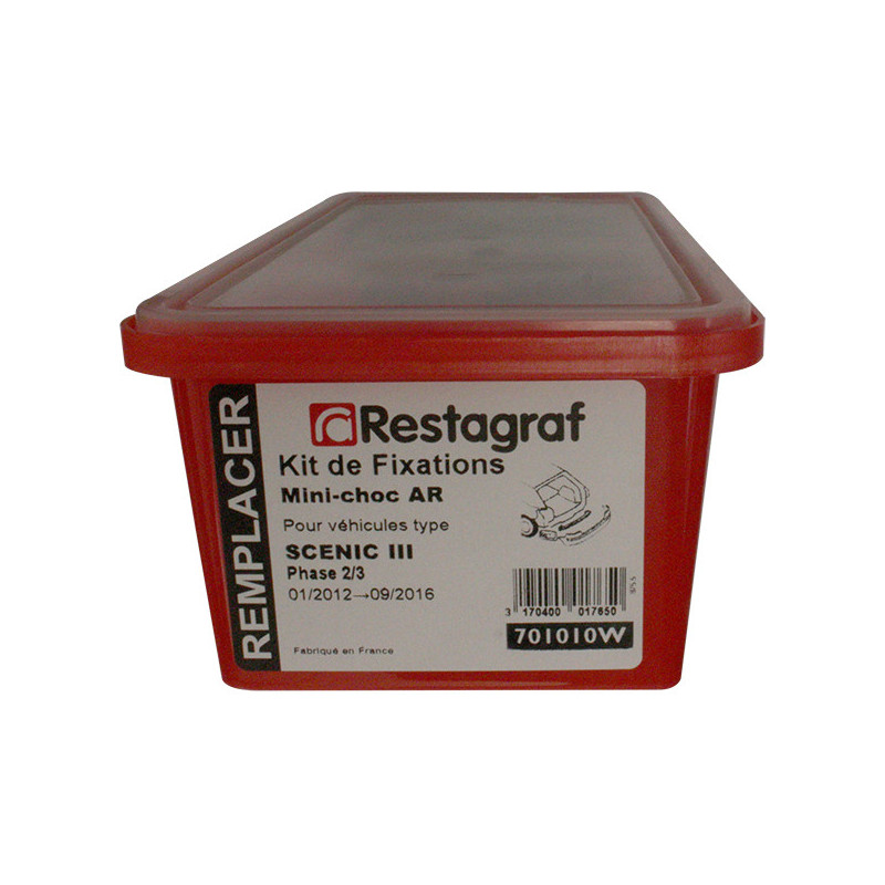 Kit met bevestigingsmateriaal voor Minischokdemper achter SCENIC III Fase 2-3 01.2012 → 09.2016