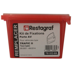 Fasteners Kit for Front door TRAFIC II  All models 05. 2001 →05.2014