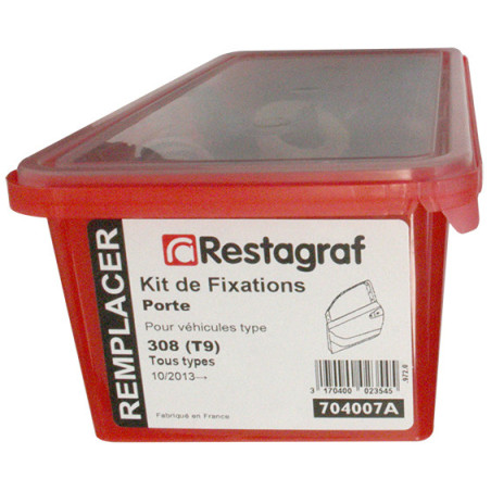 Kit met bevestigingsmateriaal voor Portier 308 (T9) Alle modellen 10.2013 → Kit met bevestigingsmateriaal voor Portier 308 (T9) Alle modellen 10.2013 →