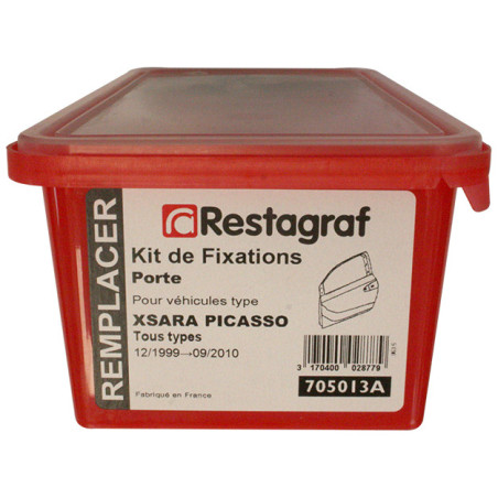 Kit de Fixations pour Porte XSARA PICASSO Tous modèles 12.1999 → 09.2010 Kit de Fixations pour Porte XSARA PICASSO Tous modèles 12.1999 → 09.2010