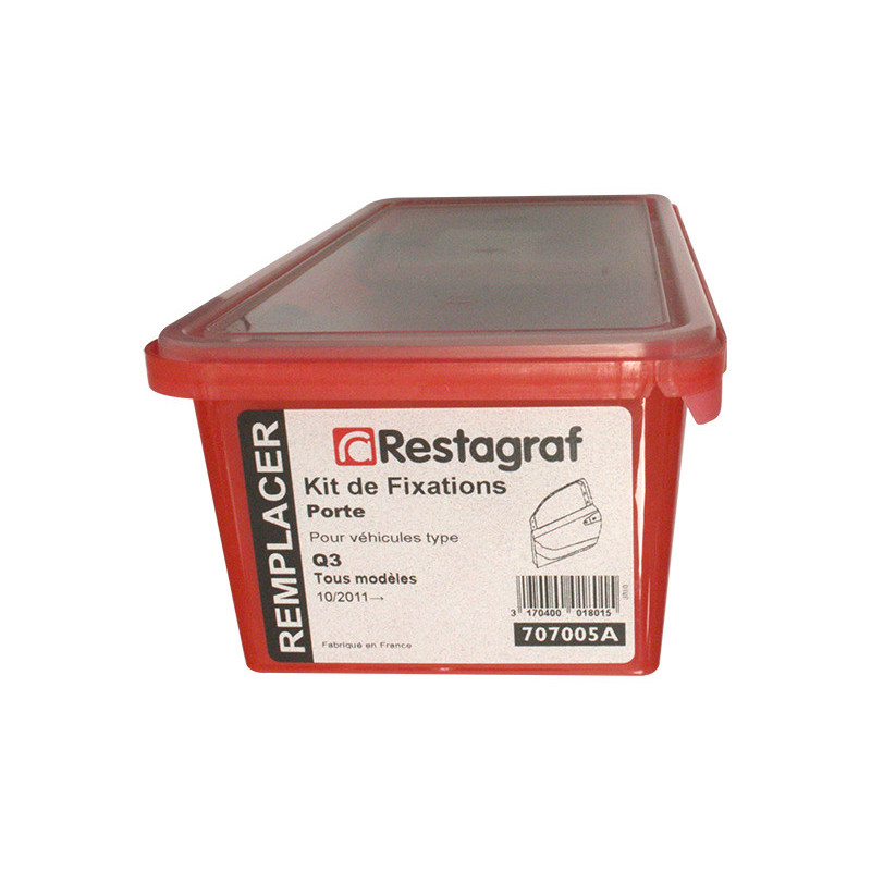 Kit de Fixations pour Porte Q3 Phase 1 10.2011 → 02.2015