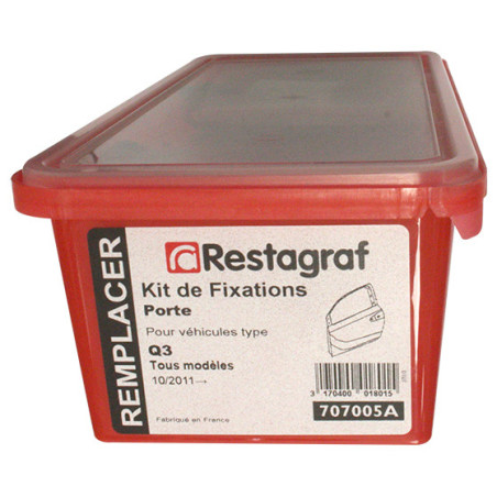 Kit de Fixations pour Porte Q3 Phase 1 10.2011 → 02.2015 Kit de Fixations pour Porte Q3 Phase 1 10.2011 → 02.2015