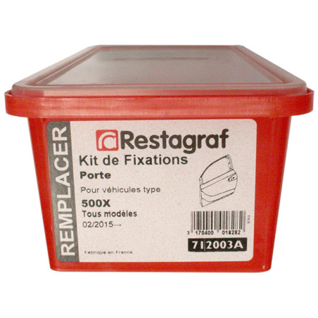 Kit met bevestigingsmateriaal voor Portier 500X Alle modellen 02.2015 → Kit met bevestigingsmateriaal voor Portier 500X Alle modellen 02.2015 →