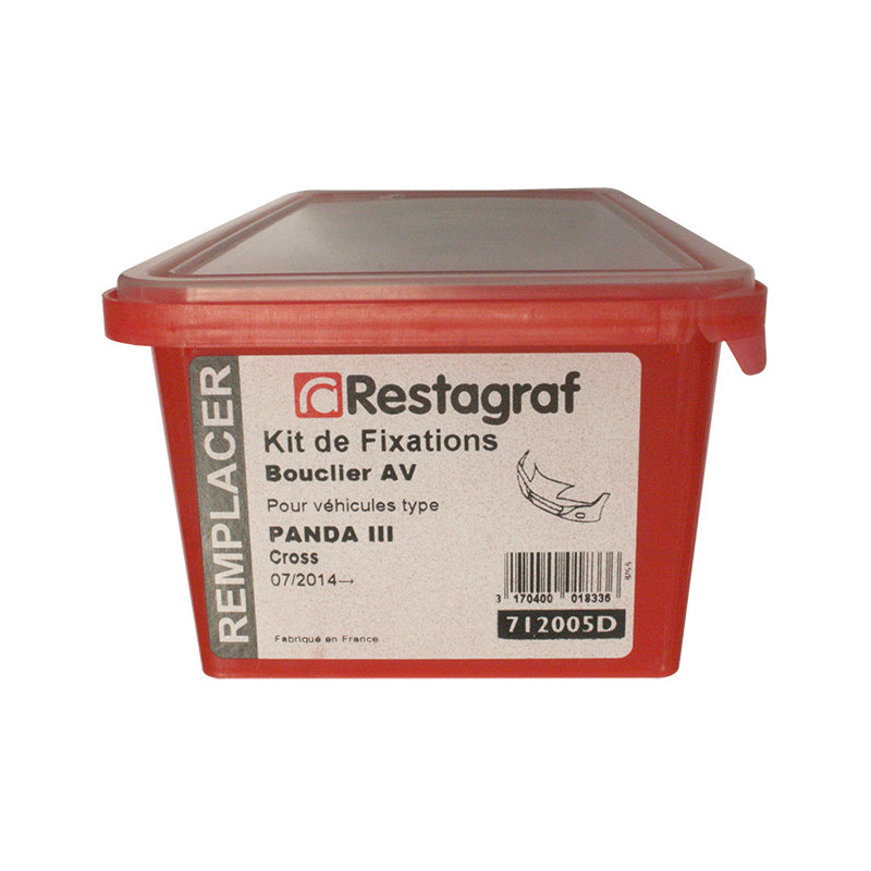 Kit met bevestigingsmateriaal voor Voorbumper PANDA IIII Cross 07.2014 →