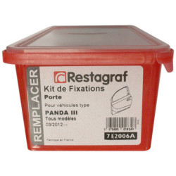 Befestigungsset für Türe Panda IIII, alle Modelle, 03.2012 bis ...