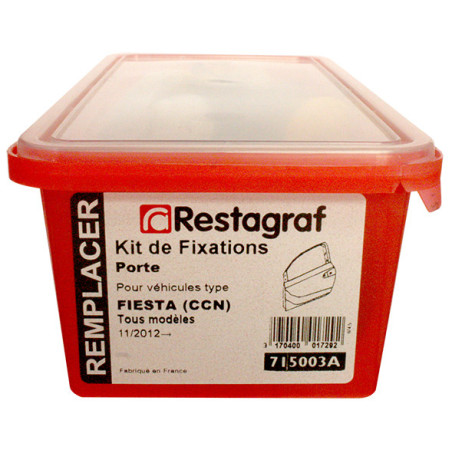 Fasteners Kit for Door FIESTA (CCN) All models 11.2012 → 06.2017 Fasteners Kit for Door FIESTA (CCN) All models 11.2012 → 06.2017