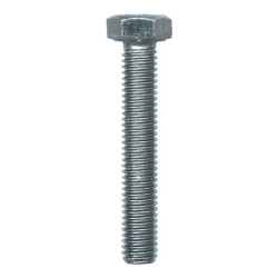 GRADE 8.8 ZINC PLATED HEXAGON HEAD MACHINE SCREW M5-0.80 X 30 mm DIN 933