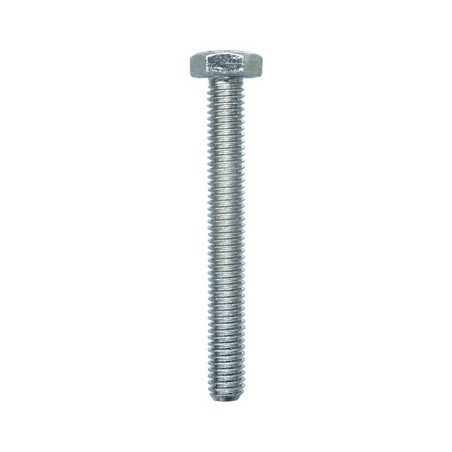 SCHROEF MET ZESKANTKOP H CL8.8 WIT ZINK M6-1.00 X 50 mm DIN 933