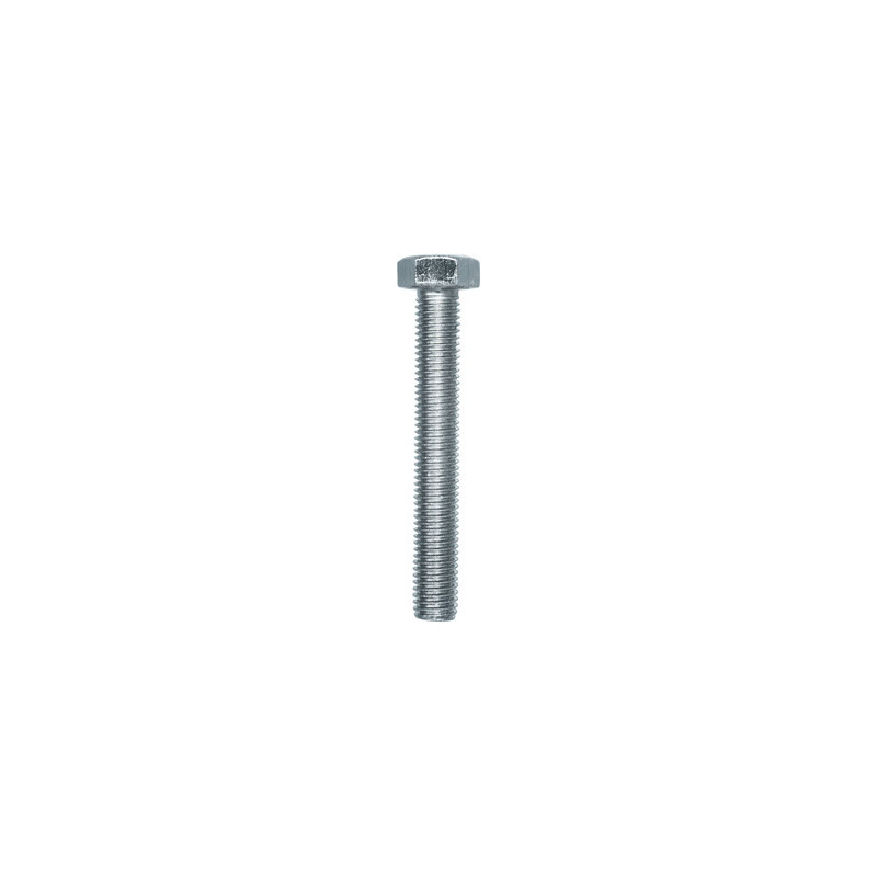 GRADE 8.8 ZINC PLATED HEXAGON HEAD MACHINE SCREW M7-1.00 X 50 mm DIN 933