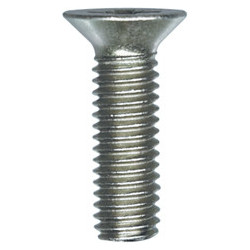 GRADE 4.8 ZINC PLATED COUNTERSUNK HEAD MACHINE SCREW M6-1.00 X 20 mm DIN 965