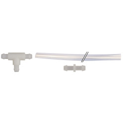 ASSORTMENT OF TRANSLUCIDE PVC WINDSCREEN WASHER PIPE Ø 4 mm 1,80 M LENGHT WITH FITTINGS