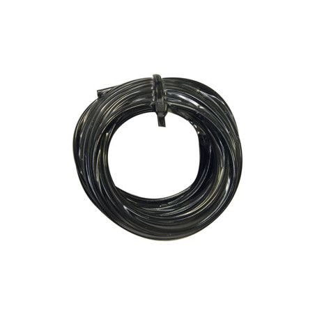 CROWN OF 5 METERS ELECTRIC WIRE 1 mm² BLACK