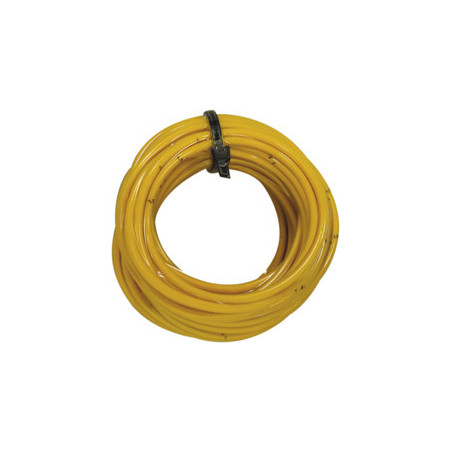 CROWN OF 5 METERS ELECTRIC WIRE 1 mm² YELLOW
