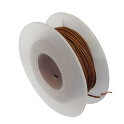 COIL OF 25 METERS ELECTRIC WIRE 1 mm² BROWN