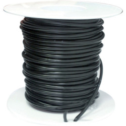 COIL OF 50 METERS ELECTRIC WIRE 2 mm² BLACK