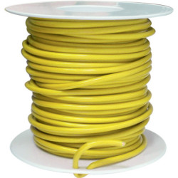 COIL OF 50 METERS ELECTRIC WIRE 2 mm² YELLOW