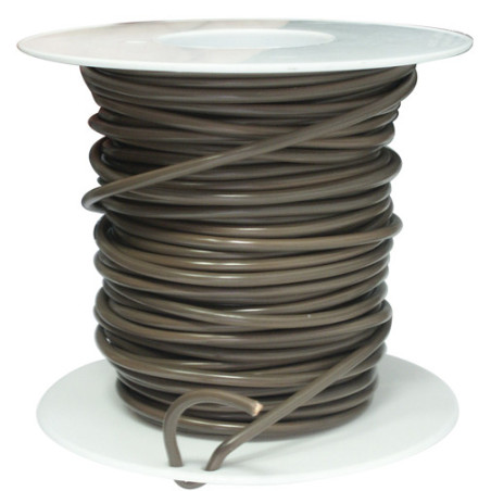BOBINE DE 25 MÈTRES DE FIL ÉLECTRIQUE 3 mm² MARRON
