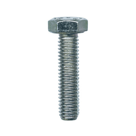 GRADE 8.8 ZINC PLATED HEXAGON HEAD MACHINE SCREW M6-1.00 X 25 mm DIN 933