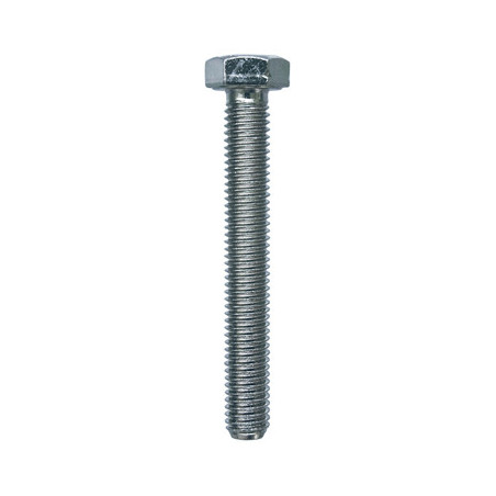 GRADE 8.8 ZINC PLATED HEXAGON HEAD MACHINE SCREW M8-1.25 X 60 mm DIN 933