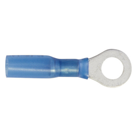 HEAT-SHRINKABLE PRE-INSULATED ROUND TERMINAL Ø 6 mm (1,5 → 2,5 mm²)