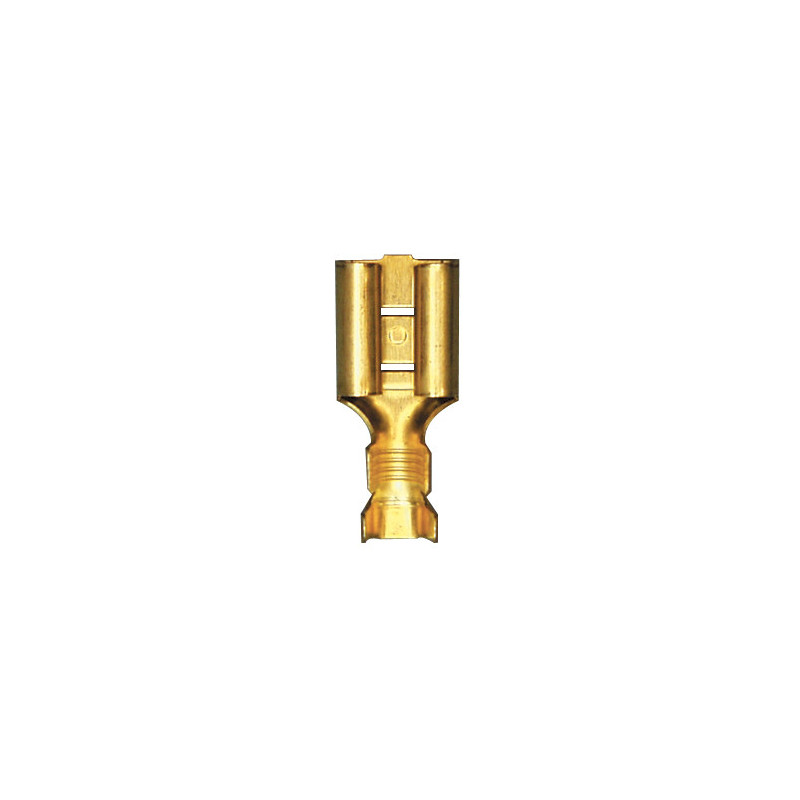 PLATTE, NIET-GEÏSOLEERDE, VROUWELIJKE KABELSCHOEN  9,5 X 1,2 mm (3 → 6 mm²)