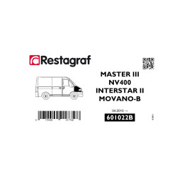 Bevestigingsset voor voorvleugel MASTER III Alle versies 04.2010 →
