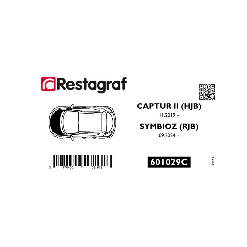 Bevestigingsset voor motorkap CAPTUR II / SYMBIOZ Alle versies 11.2019 →