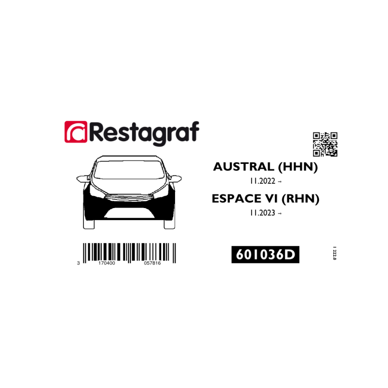 Kit de Fixations pour bouclier AV AUSTRAL (11.2022 → )