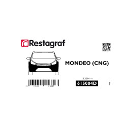 Fasteners kit for front bumper MONDEO (CNG) All versions 12.2014 → 06.2022