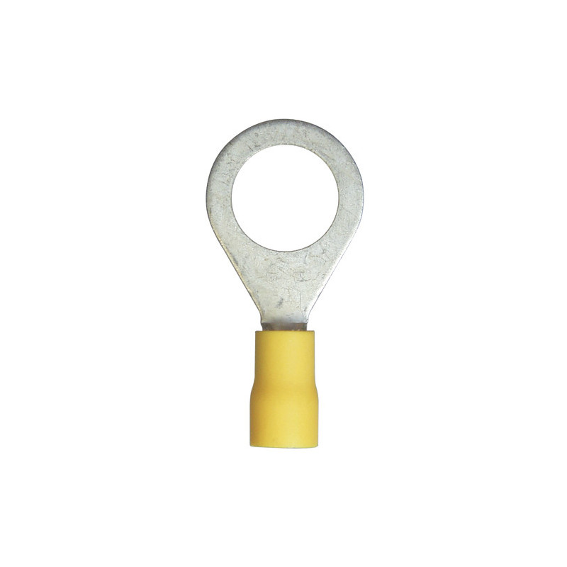NIET-VERSTEVIGDE, VOORGEÏSOLEERDE, RONDE KABELSCHOEN  Ø 13 mm (2,6 → 6 mm²)