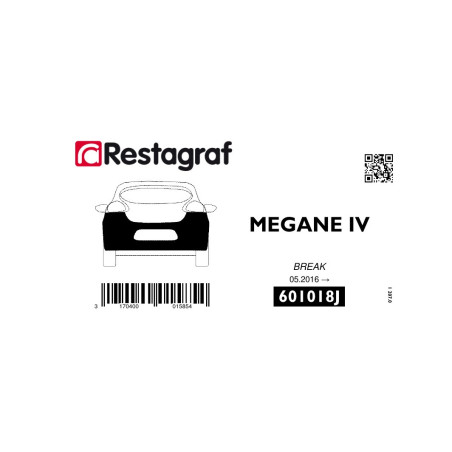 Bevestigingsset voor achterbumper MEGANE IV Estate 05.2016 →