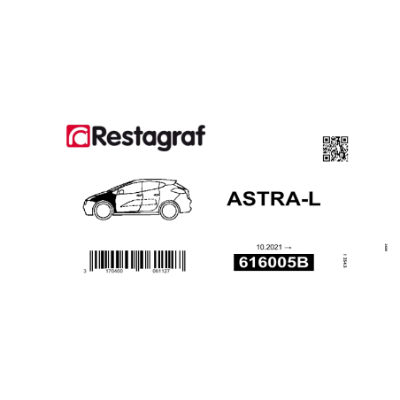 Befestigungssatz für frontflügel ASTRA-L (OV5) 10.2021 →